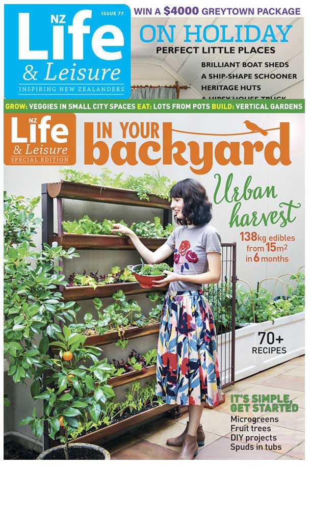 1 Year of NZ Life & Leisure plus In Your Backyard: Urban Harvest