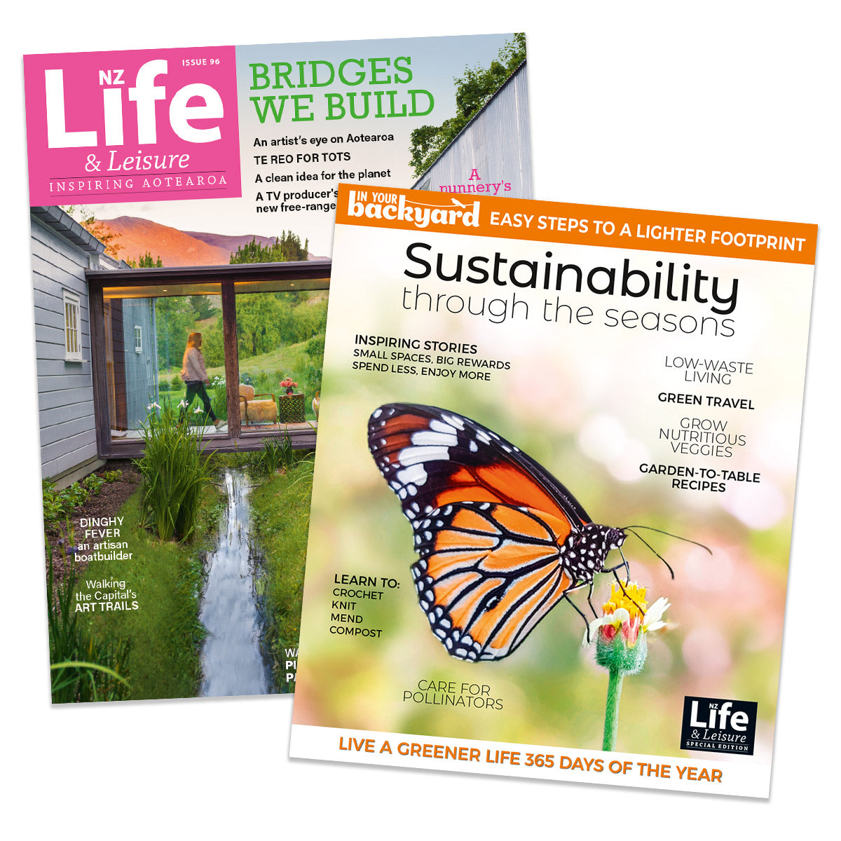 1 Year of NZ Life & Leisure plus In Your Backyard: Sustainability Through the Seasons